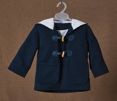 ΠΑΛΤΟ ΒΕΛΟΥΡ ΜΠΛΕ 24295 Α